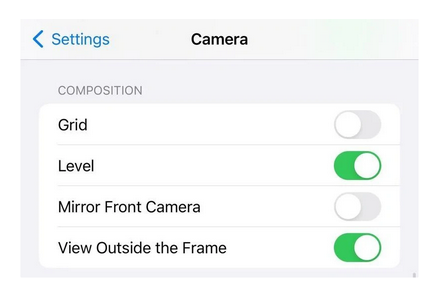 奉节苹果授权维修点分享iOS17相机水平辅助线怎么用